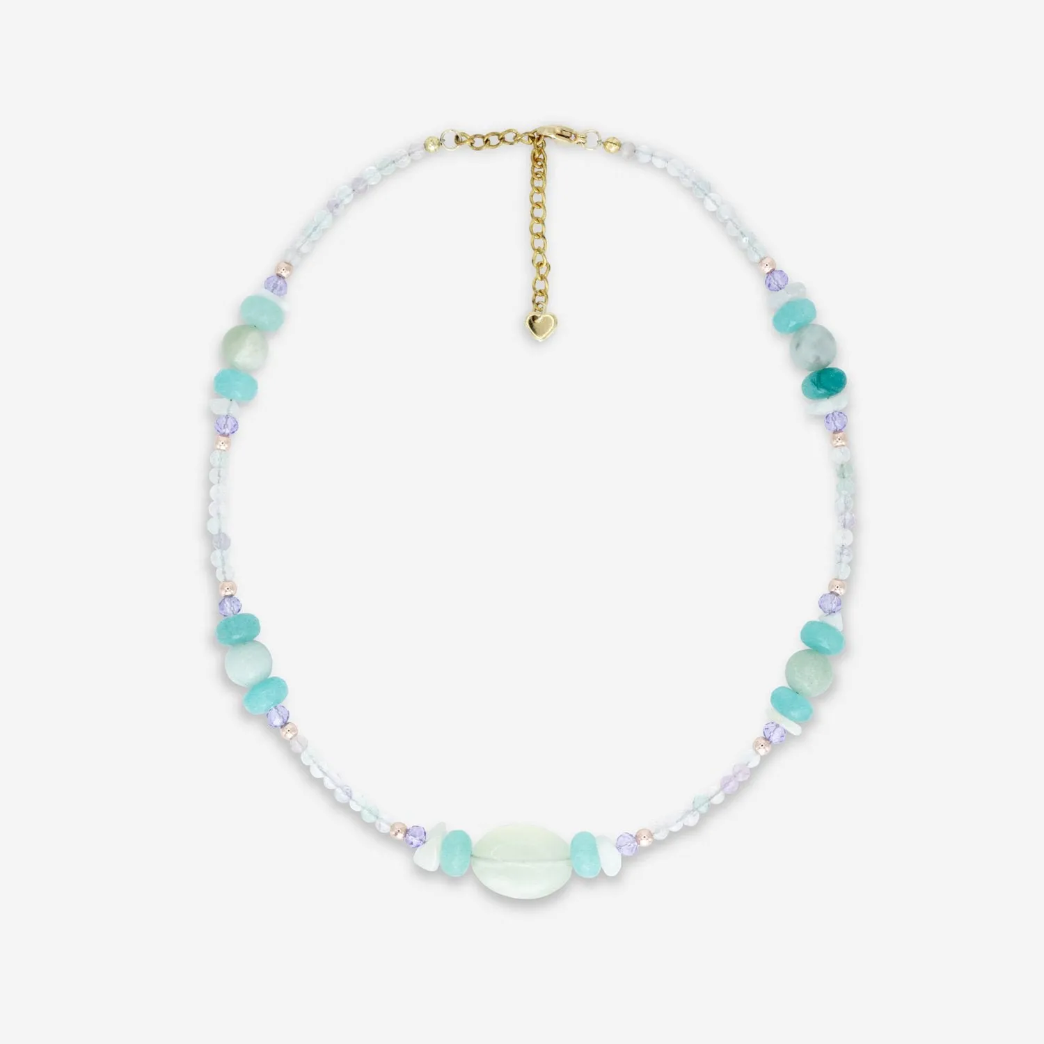 Clarity Gemstone Beaded Choker