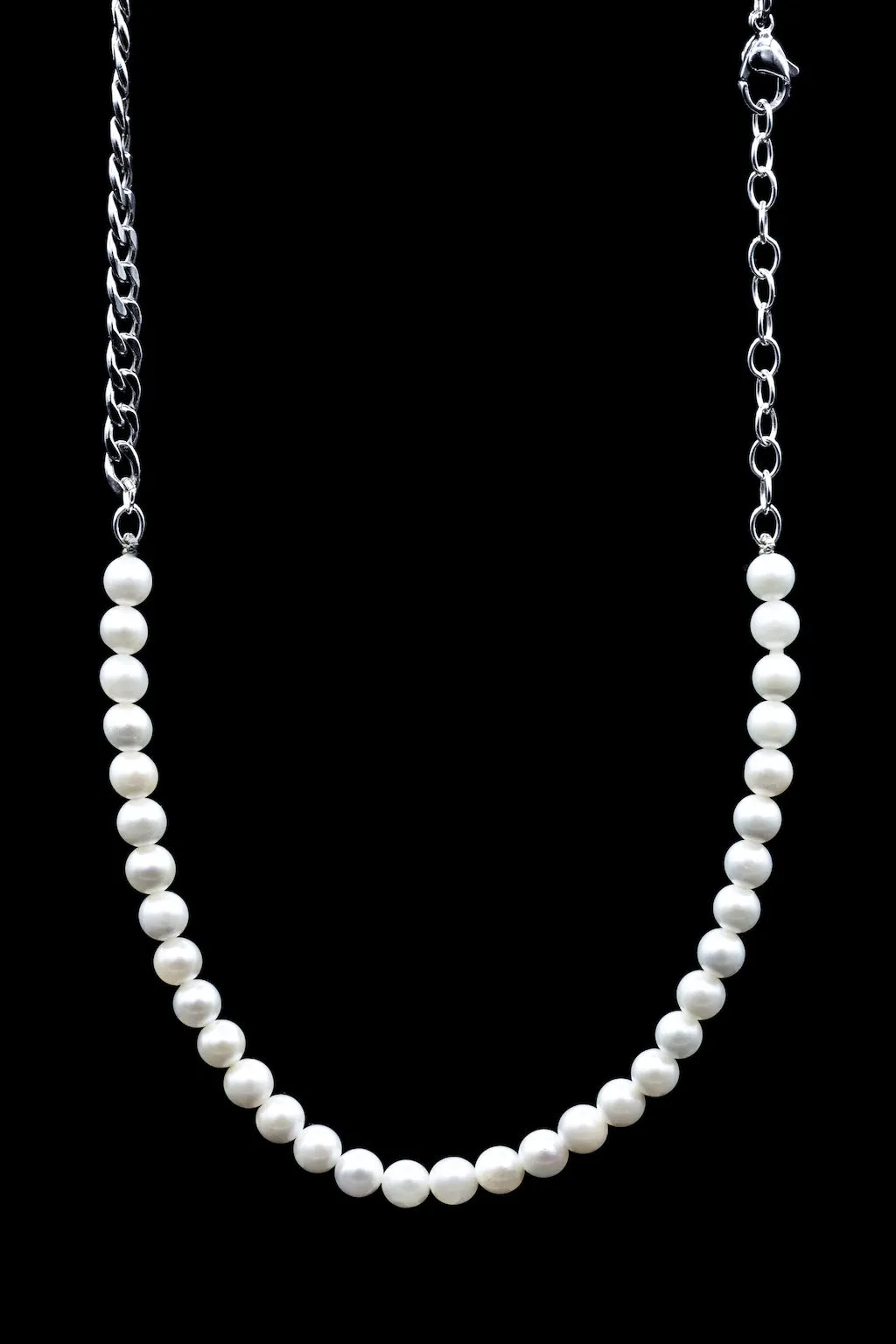 Freshwater Japanese Half Pearl Choker