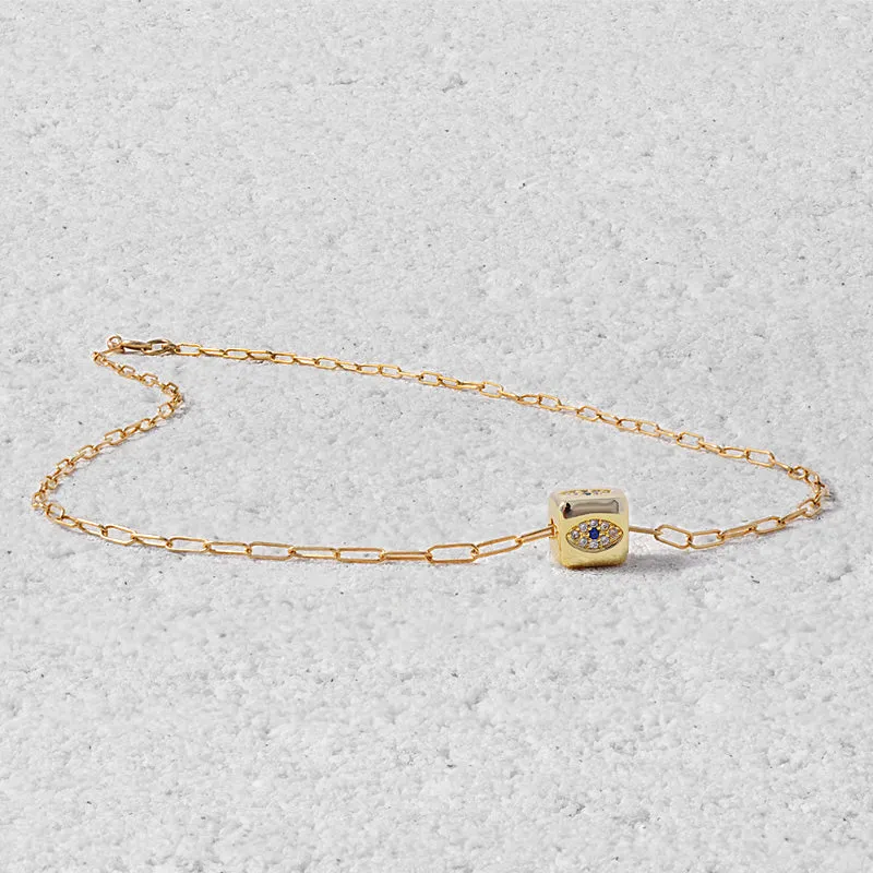 Jade Add an Initial Necklace