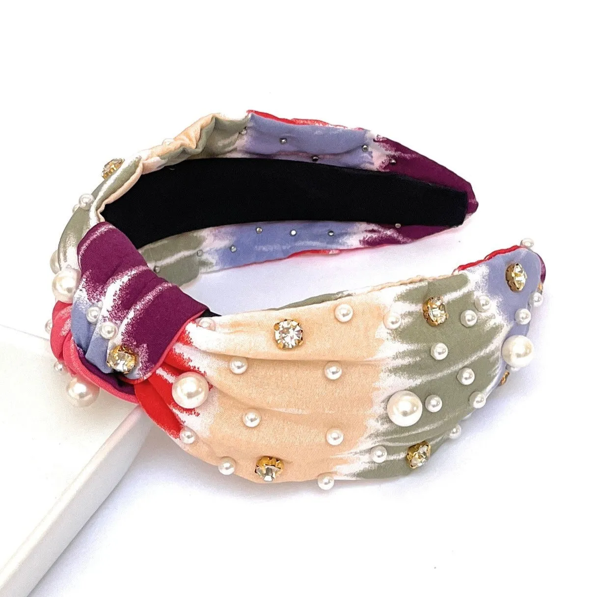 Layla Jeweled Knotted Headband
