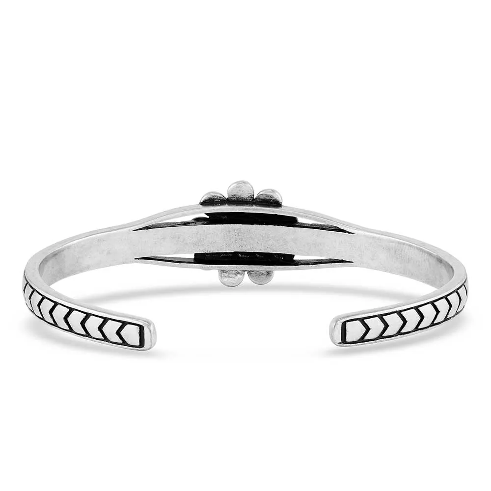 Montana Silversmiths® Sunflower Turquoise Cuff Bracelet BC5380