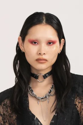 Orbit Leather Choker