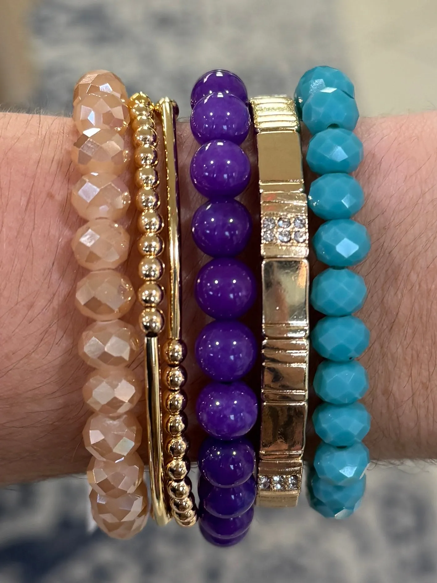 Royal Purple Jade 8mm Bracelet