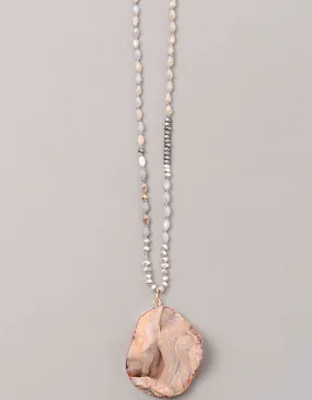 Vintage Snoot Moonstone Necklace in Natural